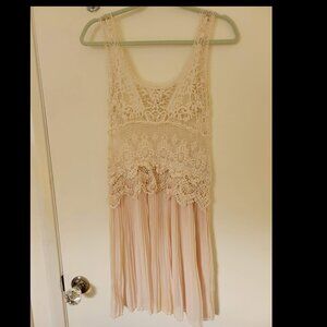 Willow & Clay Cream Crochet Dress